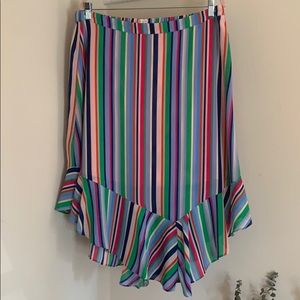 Multi- Colored Stripe Skirt